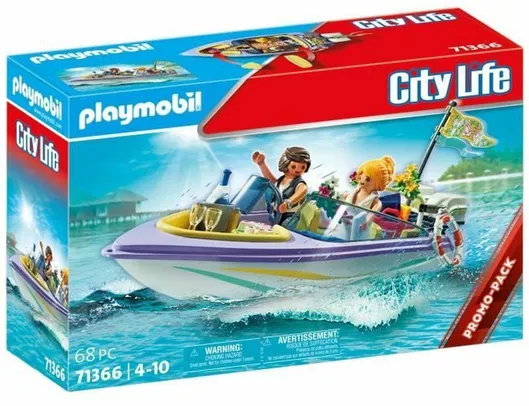 Playmobil City Life Ταξίδι Του Μέλιτος με Σκάφος για 4+ Ετών #71366