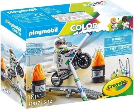 Playmobil Color Μοτοσικλέτα με Οδηγό για 5-12 ετών
