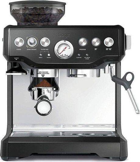 Sage The Barista Express Μηχανή Espresso 1850W Πίεσης 15bar με Μύλο Άλεσης Black Sesame