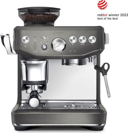 Sage The Barista Express Impress Αυτόματη Μηχανή Espresso 1850W Πίεσης 15bar με Μύλο Άλεσης Black Stainless Steel