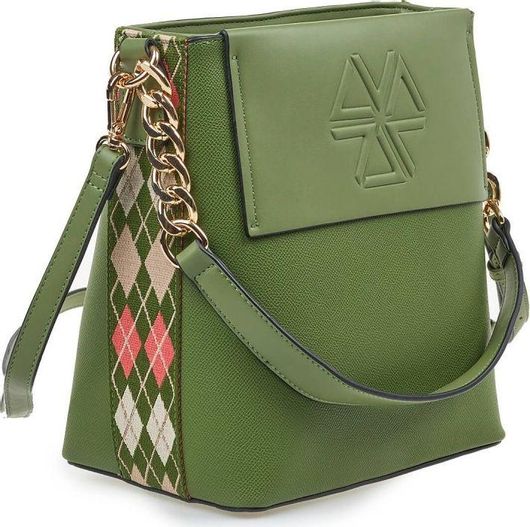 Γυναικεία Τσάντα Χιαστί Verde 16-7022 Πράσινο