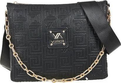 Γυναικεία Τσάντα Χιαστί Verde 16-7090 Μαύρο