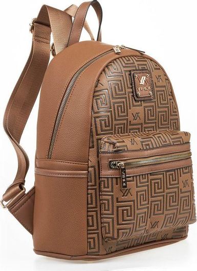 Γυναικεία Τσάντα Πλάτης Verde 16-7089 Καφέ