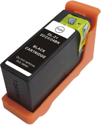 Συμβατό Μελάνι Εκτυπωτή Inkjet τύπου Dell 21 / 22 / 23 / 24XL Black - 22ml