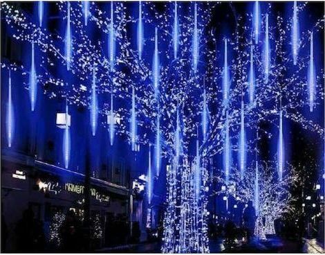 180 Λαμπάκια LED 4μ. Ψυχρό Λευκό Μπαταρίας τύπου Μετεωρίτης 1τμχ Aca