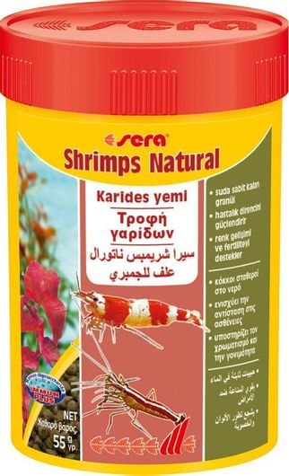 Τροφή για Γαρίδες Sera 00554 Shrimps Natural σε Κόκκους με Σπιρουλίνα 100ml