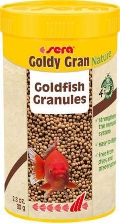 Τροφή για Χρυσόψαρα Sera 25635 Goldy Gran Nature σε Κόκκους με Σπιρουλίνα 250ml