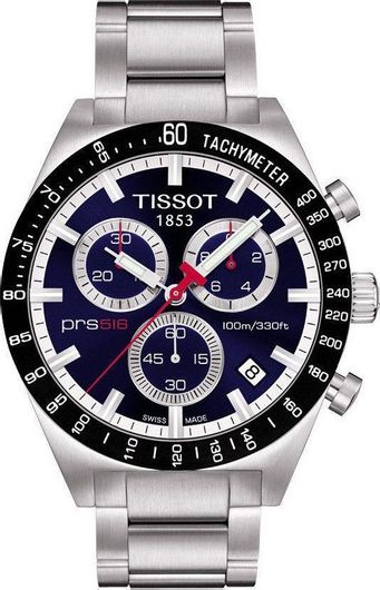 Ανδρικό Ρολόι Tissot T044.417.21.041.00 με Μεταλλικό Μπρασελέ Ασημί