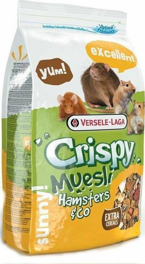Τροφή Τρωκτικών Versele Laga 06-045 Λιχουδιά για Κουνέλι / Χάμστερ Crispy Muesli 1kg
