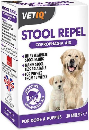 VetIQ Stool Repel Κατά της Κοπροφαγίας Προβιοτικά Σκύλου σε Δισκία 30 tabs