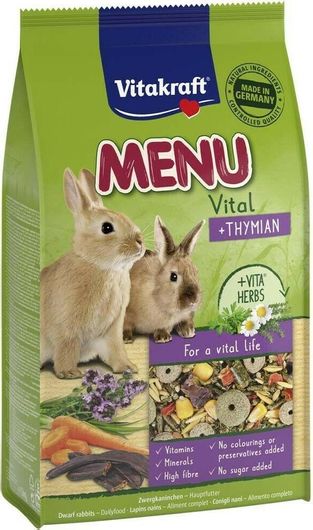 Τροφή για Κουνέλι Vitakraft 36426 Menu Vital +Thyme 1kg