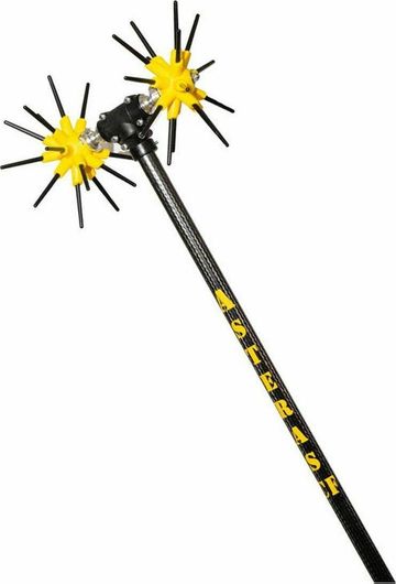 Ελαιοραβδιστικό Αγγελής Αστέρας CF Μπαταρίας Αχινός 200W Solo με Επεκτάσιμο Κοντάρι Carbon 2.5m & Βάρος 2.85kg