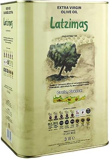 Ελαιόλαδο Λατζιμάς Εξαιρετικό Παρθένο 3Lt
