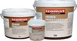 Αστάρι Isomat Primer Professional Συμπυκνωμένο Ακρυλικό Νερού Λευκό Κατάλληλο για Δομικά Υλικά / Τοιχοποιία 3Lt