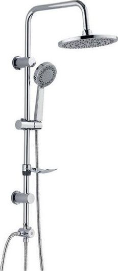 Στήλη Ντουζ Tema Rain Tondo 53230-1 Ρυθμιζόμενη 85-115cm