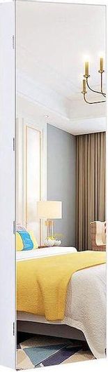 Μπιζουτιέρα Songmics Σταντ από Ξύλομε Καθρέφτη