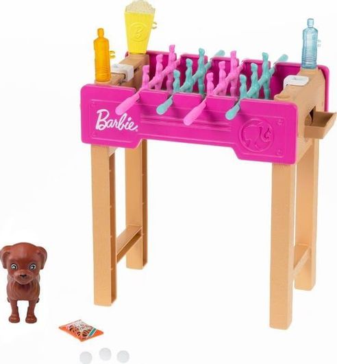 Barbie Σετ Σκυλάκι & Επιτραπέζιο για 3+ Ετών