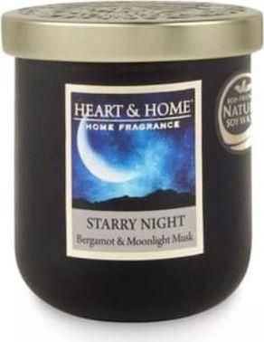Αρωματικό Κερί Heart & Home σε Βάζο 115gr Έναστρη Νύχτα