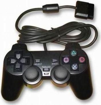 Gamepad ​Doubleshock II Ενσύρματο για PS 2 & PC Μαύρο