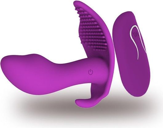 Kinksters Δονητής για Ζευγάρια με Remote Control Μωβ