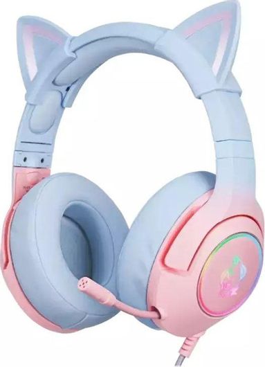 Gaming Headset Onikuma K9 Over Ear με Σύνδεση 3.5mm / USB Morandi Pink