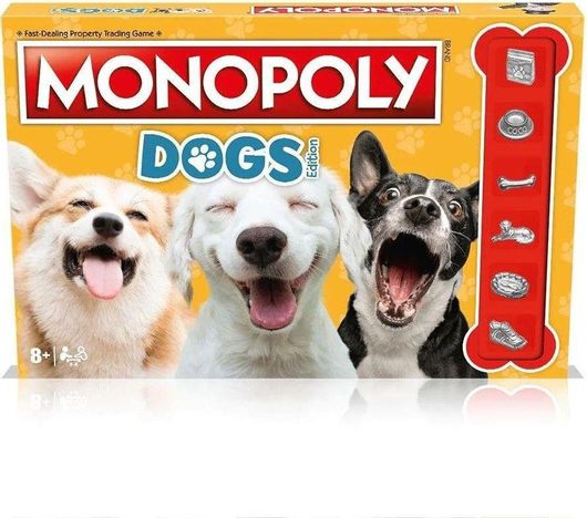 Επιτραπέζιο Παιχνίδι Monopoly Dogs για 2-4 Παίκτες 8+ Ετών (EN) Winning Moves