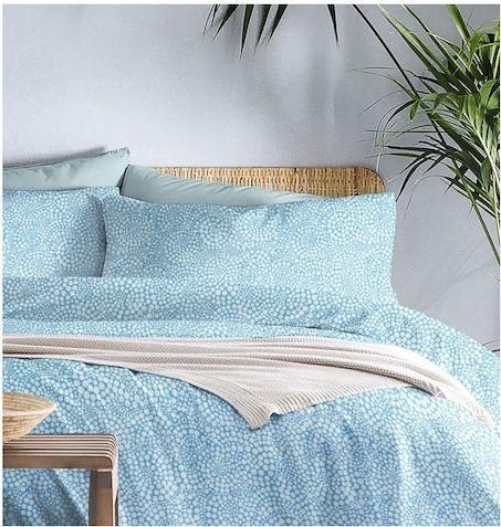 Μαξιλαροθήκες Cokitex 1321008700 Σετ 2τμχ από Βαμβάκι & Πολυεστέρα 70x50cm Spira Γαλάζιο