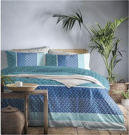 Μαξιλαροθήκες Cokitex 1321008710 Σετ 2τμχ από Βαμβάκι & Πολυεστέρα 70x50cm Mesh Μπλε