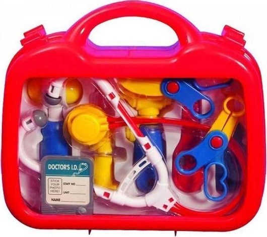 Παιχνίδι Ρόλων Βαλιτσάκι Σετ Γιατρού Κόκκινο για 3+ Ετών