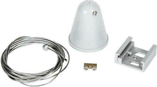 Ανάρτηση Geyer LTHC-W για Κρέμασμα Φωτιστικών Αλουμινίου Λευκό 