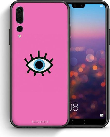 Θήκη Κινητού Back Cover για Huawei P20 Pro - Black TPU - Blue Eye Pink