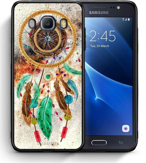 Θήκη Κινητού Back Cover για Samsung Galaxy J7 2016 - Black TPU - Boho DreamCatcher