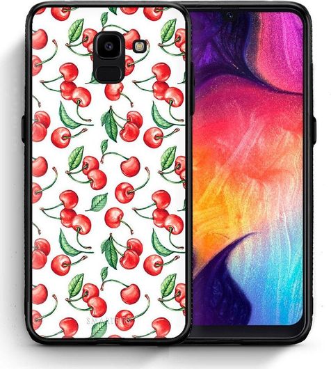 Θήκη Κινητού Back Cover για Samsung Galaxy J6 - Black TPU - Cherry Summer