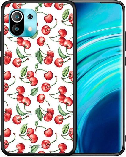 Θήκη Κινητού Back Cover για Xiaomi Mi 11 / 11 Pro - Black TPU - Cherry Summer