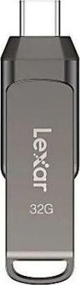 Lexar D400 32GB USB 3.1 Stick με σύνδεση USB-C Γκρι