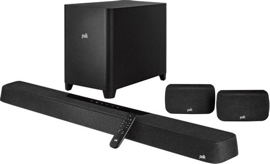 Soundbar Polk Audio MagniFi MAX SR 400W 5.1 με Ασύρματο Subwoofer & Τηλεχειριστήριο Μαύρο