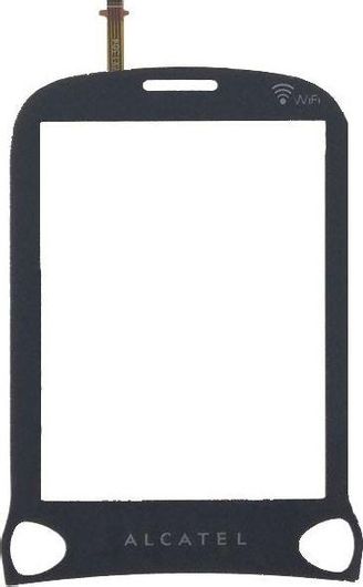 Μηχανισμός Αφής Touch Screen για Alcatel 807 Μαύρο