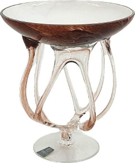 Πλατό Κεριών Bloody Mary 20cm από Χειροποίητο Φυσητό Γυαλί