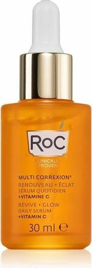 Roc Multi Correxion Revive + Glow Αντιγηραντικό Serum Προσώπου με Βιταμίνη C & Πεπτίδια 30ml