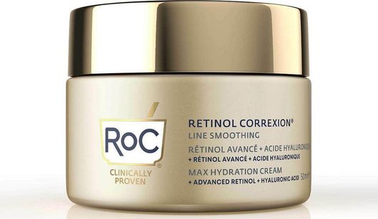 Κρέμα Προσώπου Roc Correxion Line Smoothing Max Hydration 24ωρη για Αντιγήρανση με Υαλουρονικό Οξύ & Ρετινόλη 50ml