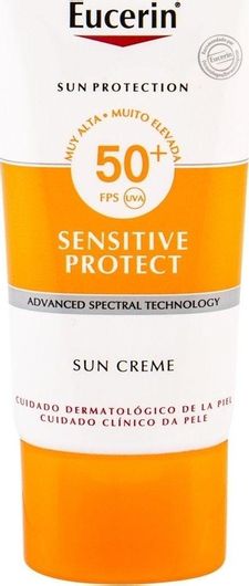 Eucerin Sun Creme Sensitive Protect Αντηλιακή Κρέμα Προσώπου SPF50 50ml