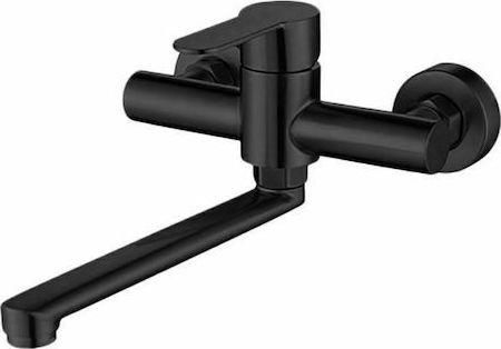 Μπαταρία Κουζίνας Gloria Karina Τοίχου Μαύρο