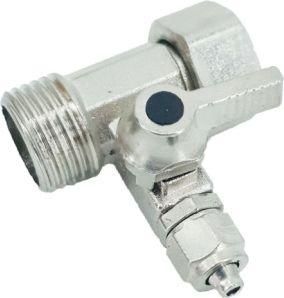 Κλέφτης Νερού 1 / 2 με Ενσωματωμένο Βανάκι 1 / 4 Φ6.3mm για Φίλτρα Κάτω Πάγκου