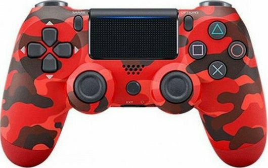 Gamepad Doubleshock 4 Ασύρματο για PS4 Camouflage Red