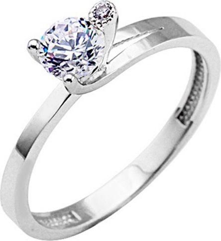 Μονόπετρο Xrisokosmima DMN1474L-A από Λευκόχρυσο 14K No54