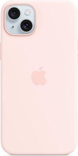 Apple Silicone Case with MagSafe Back Cover Σιλικόνης Ροζ iPhone 15 Plus