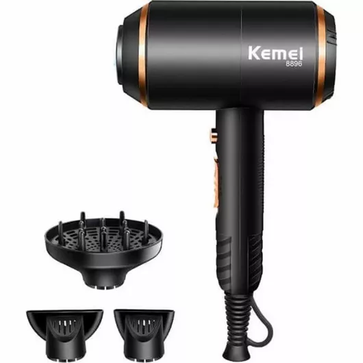 Kemei Ionic KM-8896 Πιστολάκι Μαλλιών με Φυσούνα 1700W