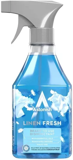Καθαριστικό Astonish με Απολυμαντική Δράση 550ml Linen Fresh