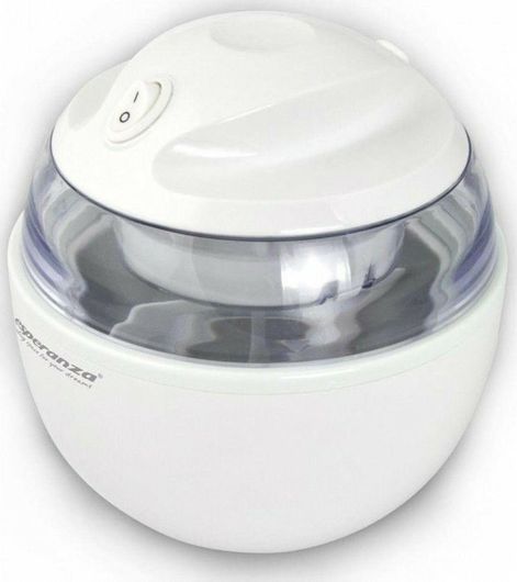 Παγωτομηχανή Esperanza Vanilla 0.6lt 7W Λευκό