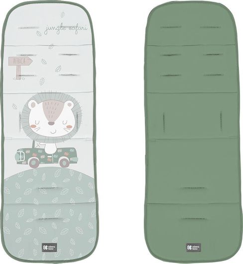 Κάλυμμα Καροτσιού Kikka Boo Jungle King Διπλής Όψης 82x32x1.5cm Πράσινο